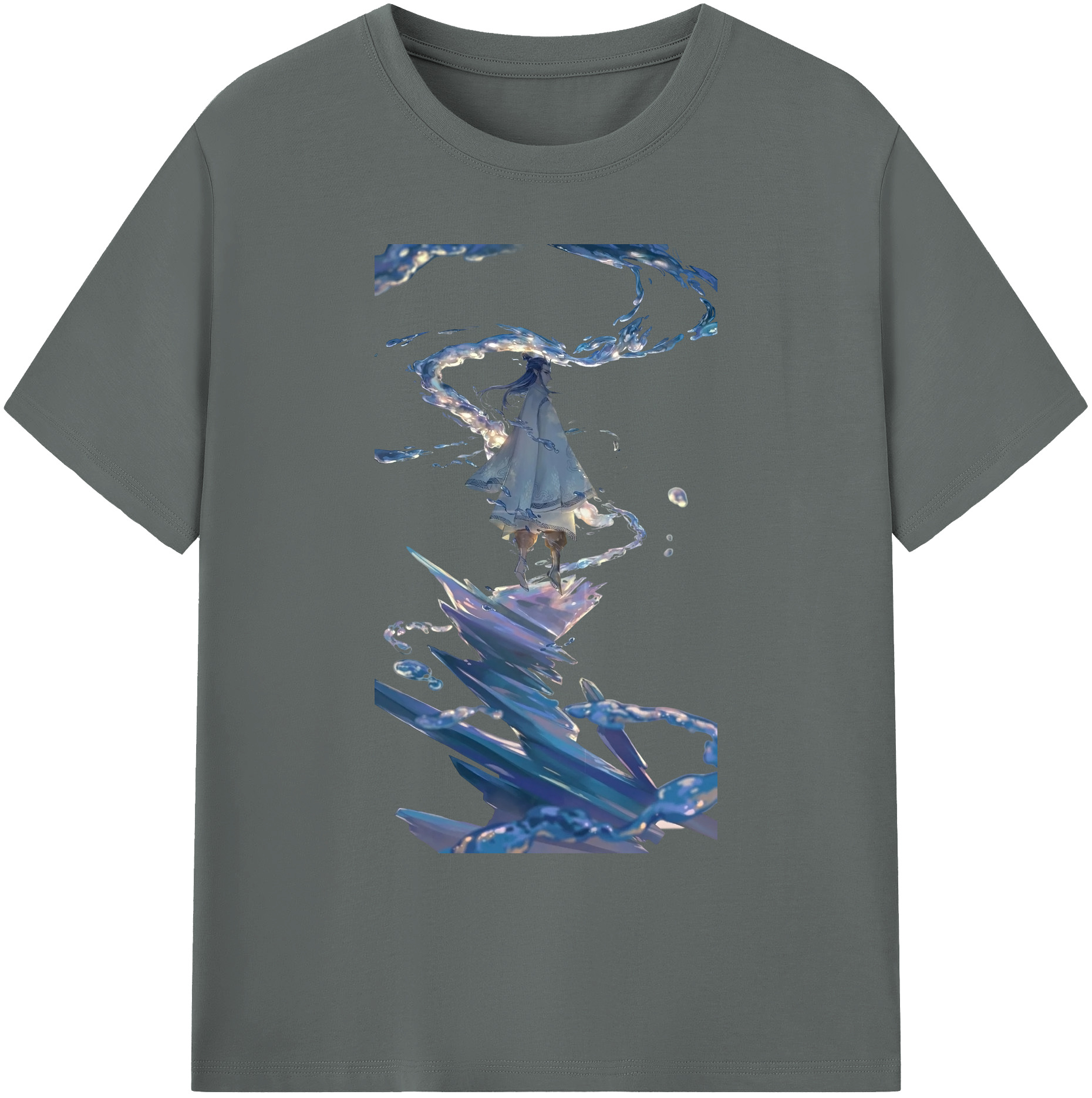 （画像用） Ne Zha 2 ナタ 魔童の大暴れ 綿100％ メンズ半袖Tシャツ｜肌触りやわらか＆通気性
